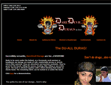 Tablet Screenshot of daredevildurags.com